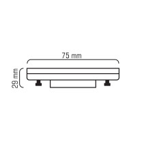 GX53-A 230V 8W 20x2835 LED CCD NW