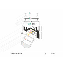 Profil LED CORNER