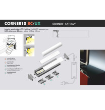 Profil LED CORNER