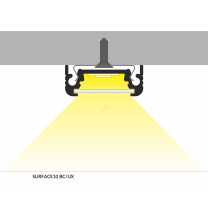 Profil LED SURFACE10 BC/UX