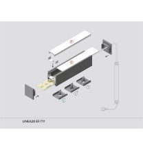 Profil LED LINEA20 EF/TY