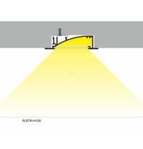 Profil LED FLAT8 H/UX