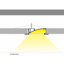 Profil LED FLAT8 H/UX