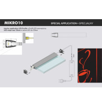 Profil LED MIKRO10