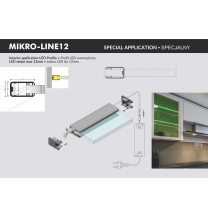 Profil LED MIKRO-LINE12