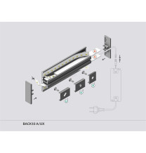 Profil LED BACK10 A/UX