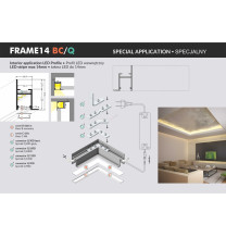 Profil LED FRAME14 BC/Q