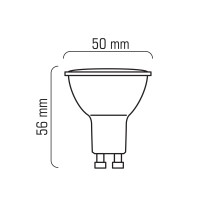 PAR16-AP GU10 9W 14x2835 LED CCD WW