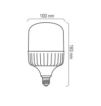 T100-A E27 30W 230V 32x2835 LED CCD NW