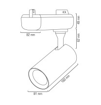 TL-30A REFLEKTOR SZYNOWY 30W COB LED NW