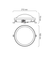 BH-04 20W 1521lm LED IP65 NW