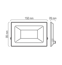 HL-30/30W naświetlacz LED IP65 NW