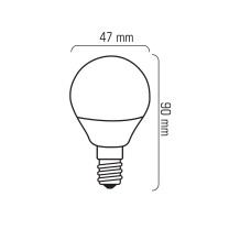 G45-AP E14 5W LED WiFi CCT+RGB