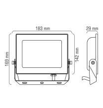 HL-31/50W naświetlacz LED IP65 NW