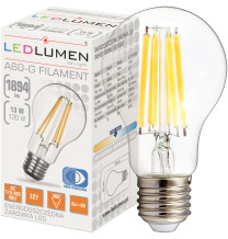 Żarówka LED A60-G E27 230V 13W FILAMENT 1894lm NW