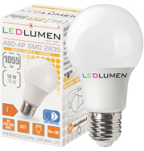 A60-AP E27 10W 1055lm 3000K LED WW