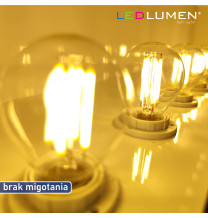 Żarówka LED G45-G E14 230V 4W FILAMENT 470lm WW