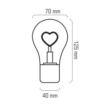 Lampka dekoracyjna LED USB-C filament NL-05 SERCE