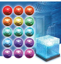 Lampka ozdobna LED projektor z efektem fal wodnych NL-07 AQUA