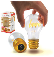 Lampka dekoracyjna LED USB-C filament NL-06 LOVE