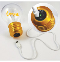 Lampka dekoracyjna LED USB-C filament NL-06 LOVE