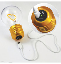Lampka dekoracyjna LED USB-C filament NL-05 SERCE