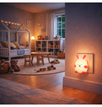 Lampka nocna LED NL-11 do kontaktu z czujnikiem zmierzchu KRÓLIK