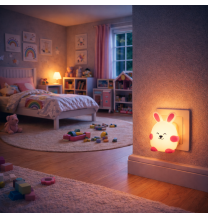 Lampka nocna LED NL-11 do kontaktu z czujnikiem zmierzchu KRÓLIK