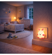 Lampka nocna LED NL-11 do kontaktu z czujnikiem zmierzchu KRÓLIK