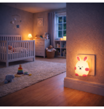 Lampka nocna LED NL-11 do kontaktu z czujnikiem zmierzchu KRÓLIK